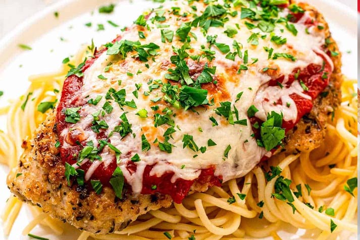 Pasta With Chicken Parm